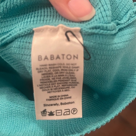 Aritzia Babaton knit contour one shoulder - blue - size xl - Picture 4 of 4